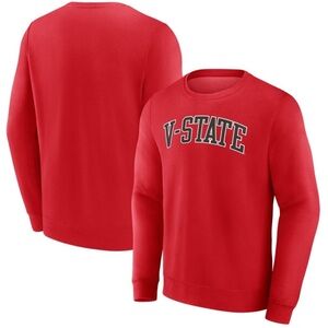 Valdosta State University Blazers VState Fleece Pullover Sweater Adult Sz Large